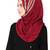 maroon Premium Viscose Islamic Style Look Casual Hijab Arabian Naqab Stole Women Scarf