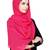 Pink V.Ggt Islamic Style Look Casual Hijab Arabian Naqab Stole Women Scarf