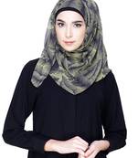 Green V.ggt Islamic Style Look Casual Hijab Arabian Naqab Stole Women Scarf