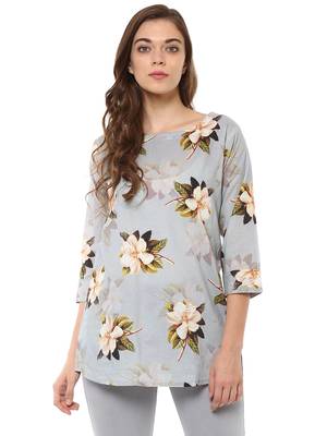 Rosah Regular Cotton Long Top for Women' Work Wear 1