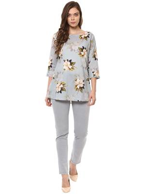 Rosah Regular Cotton Long Top for Women' Work Wear 2