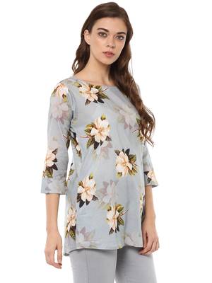 Rosah Regular Cotton Long Top for Women' Work Wear 5