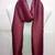 Maroon Cotton Islamic Style Stole Scarf Daily Wear Naqab  Arabian Hijab