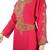 Pink Zari Stone Work Georgette Islamic Style Arabian gown Beads Embedded PartyWear Farasha