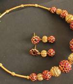 Beautiful Kemp Balls Designer Necklace Set