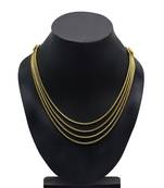 Gold Color Chain Necklace For Men & Women