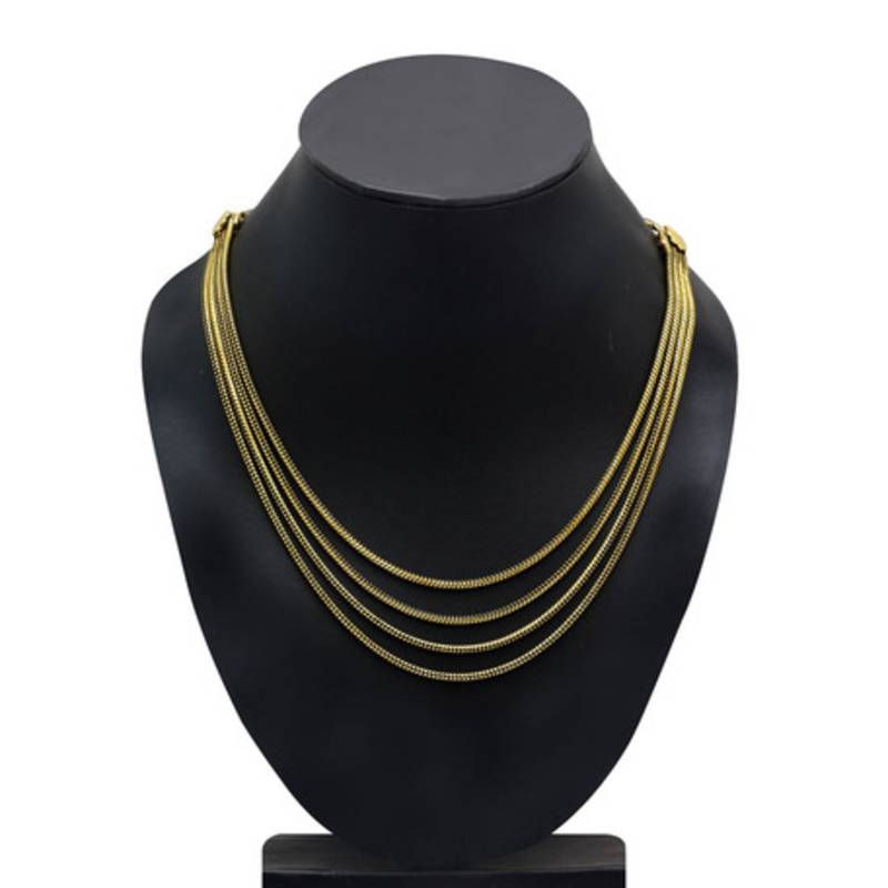 Gold Color Chain Necklace For Men & Women