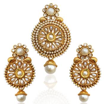 White Pearl pendants 1