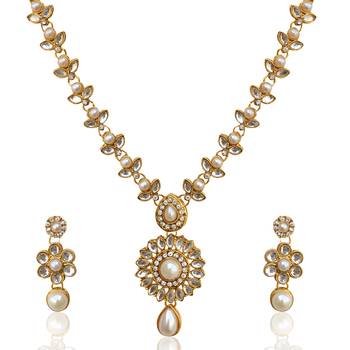 White polki necklace-sets 1