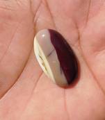 25.5 Cts Rarest 100% Natural Mookaite Jasper 30X16X6Mm  Loose Cabochon