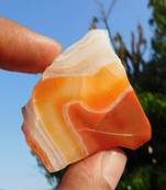 137.2 Cts  Glamorous Botswana Agate Dyed 52X44X8 Mm Loose Gemstone