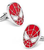 Spider Man Red Formal Shirt Cufflinks Pair for Men Gift Box