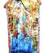 Multi Color Daily Casual Wear Women'S Satin Silk Kaftan 2018