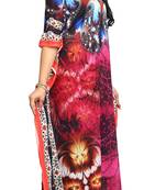 Multi Color Women'S High Quality Satin Silk Kaftan