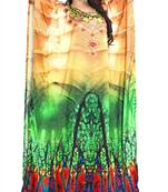Multi Color Party Wear Digital Printed Kaftan