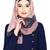 Islamic Style Stole Daily Wear Arabian Multi Color Geometric Print Hijab