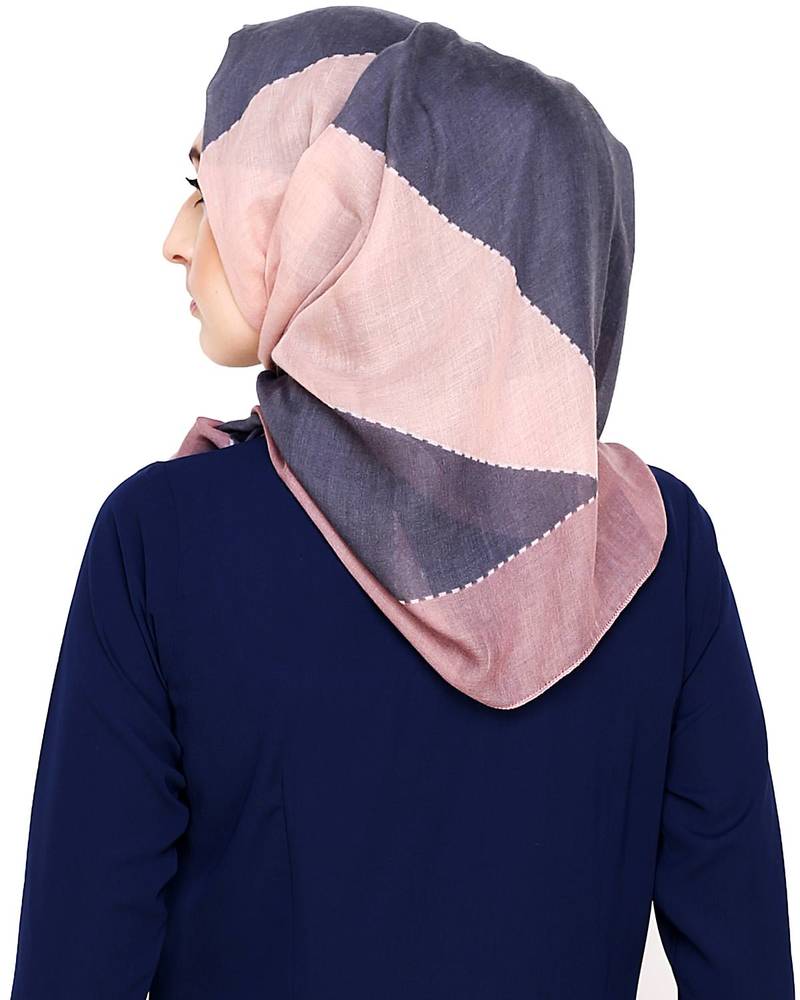 Islamic Style Stole Daily Wear Arabian Multi Color Geometric Print Hijab