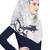 Islamic Style Stole Daily Wear Arabian Silver Shimmer hijab