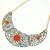 Beautiful tibetan style sun golden hasli choker statement necklaces fashion jewelry