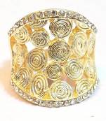 Gold Crystal rings