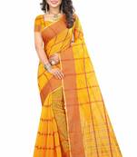 Multicolor woven banarasi saree with blouse
