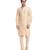 Gold Silk Ethnic Indian Traditional Mens Festive Wear Kurta Pyjama