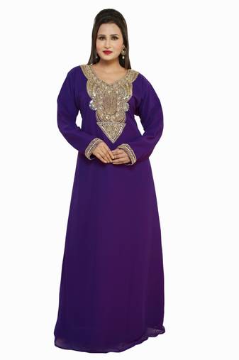 traditional jalabiya farasha in georgette fabric dress