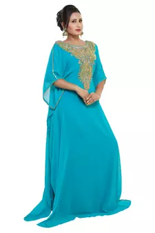  traditional jalabiya farasha in georgette fabric dress