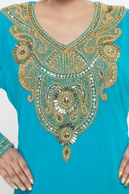  traditional jalabiya farasha in georgette fabric dress 3