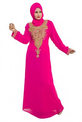  traditional jalabiya farasha in georgette fabric dress 1