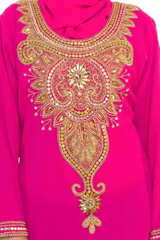  traditional jalabiya farasha in georgette fabric dress