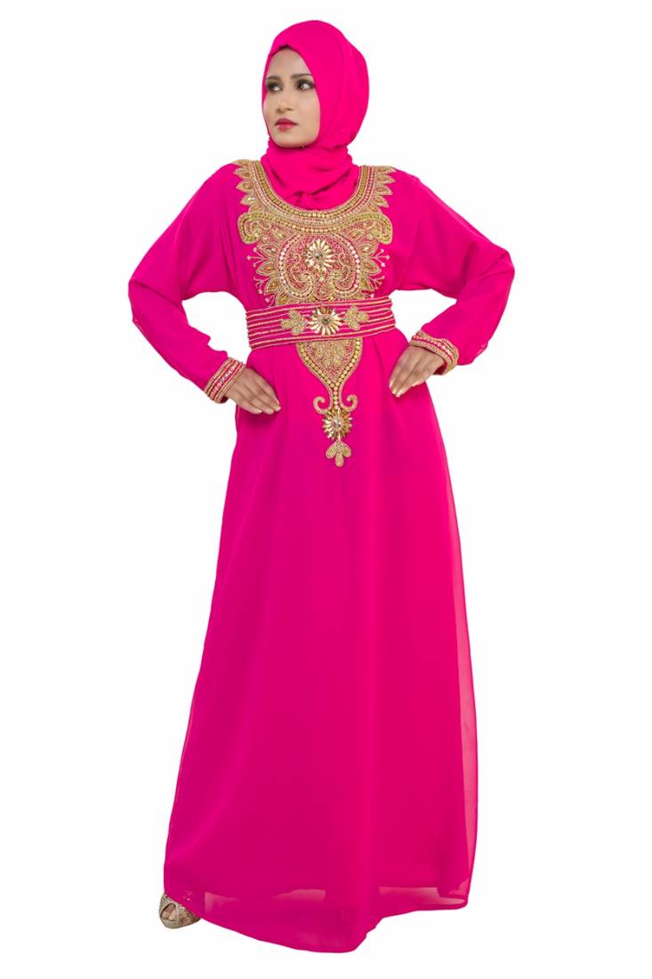  traditional jalabiya farasha in georgette fabric dress