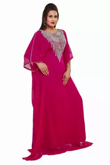 Elegant modern arabian islamic kaftan dress