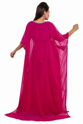 Elegant modern arabian islamic kaftan dress 3