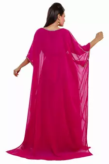 Elegant modern arabian islamic kaftan dress