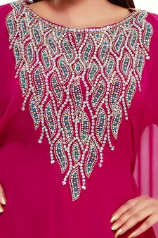Elegant modern arabian islamic kaftan dress