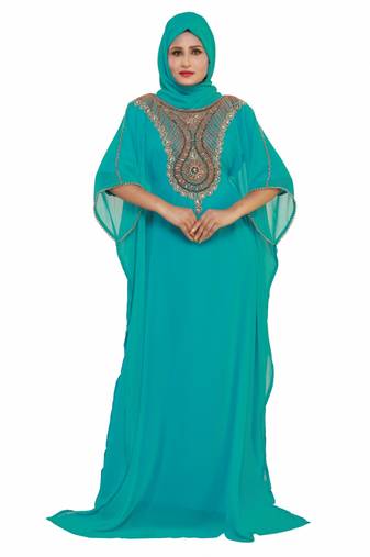 Modern kaftan at less price by mehreen creation for women dress