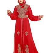 Elegant modern arabian islamic kaftan dress