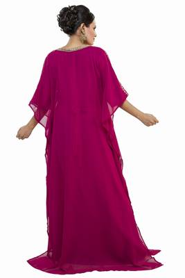 Elegant modern dubai arabian islamic kaftan dress 2