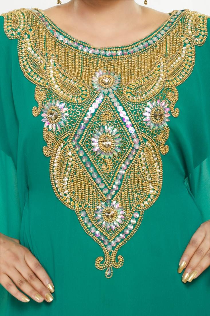 Modern kaftan at less price by mehreen creation for women dress