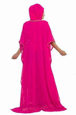 Elegant modern arabian islamic kaftan dress 2