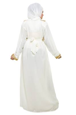 Elegant modern arabian islamic kaftan dress 2