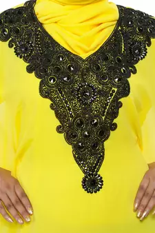 Modern kaftan at less price by mehreen creation for women dress