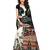 Multicolor printed cotton silk saree with blouse