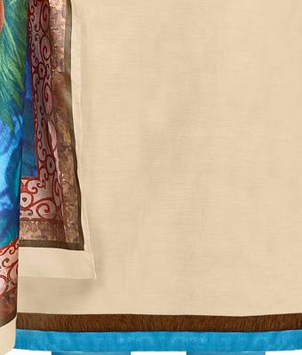 Cream embroidered chanderi salwar 3