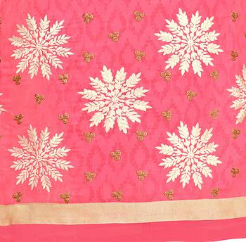 Light-pink embroidered cotton salwar 3
