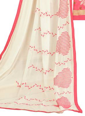 Light-pink embroidered cotton salwar 4