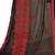 Red embroidered cotton salwar with dupatta