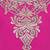 Fuchsia Pink Embroidered Georgette Islamic Style Arabian Gown Festive Party Wear Round Neck Kaftan