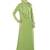 MyBatua Green Crepe Islamic Wear Arabian Dailywear Muslim Long Abaya With Hijab